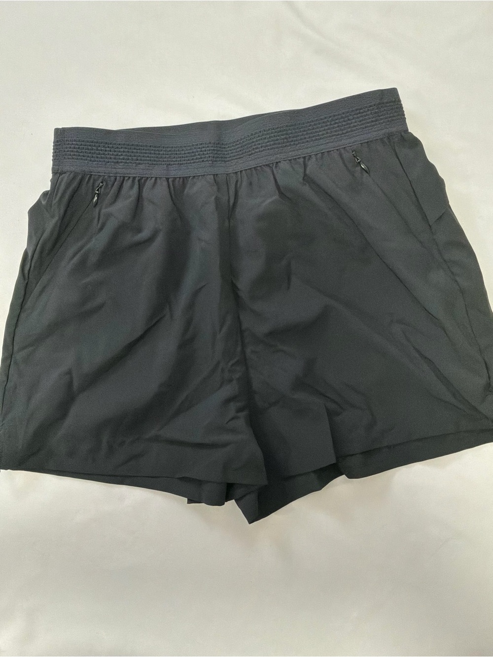 HALARA women’s Black Athletic Shorts with Zip Pockets